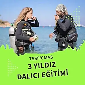 TSSF/CMAS 3 YILDIZ DALIŞ EĞİTİMİ